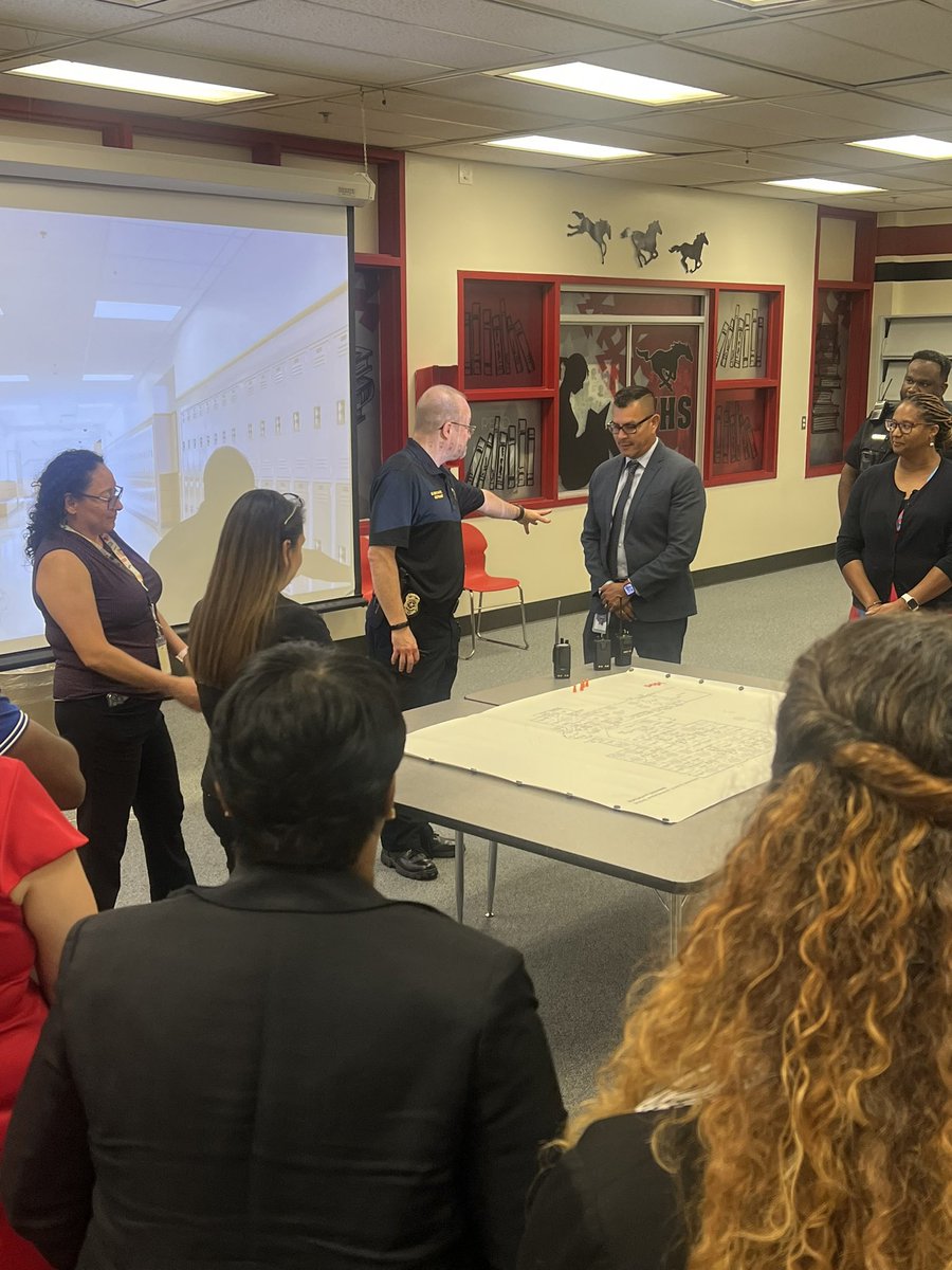 GordonHiggMEd's tweet photo. Making sure we are prepared for it all with Lieutenant Borchardt and our Assistant Supt. @HilarionMartin1 @jalexander_MEd @SpringISD #FEEDER2 #safetymatters https://t.co/rHi5DXZEd6