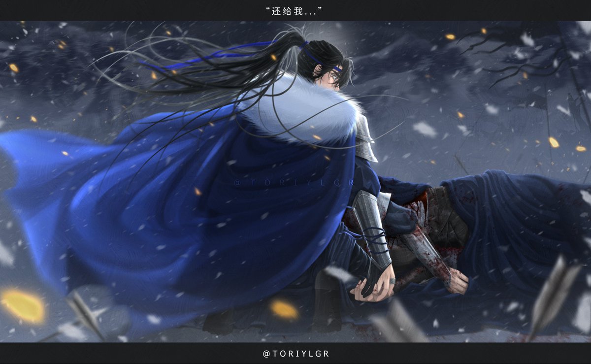 toriylgr's tweet image. tw // blood
xiao chiye was still lost in his memory of that blizzard. the wolf pup that had run alone for dozens of li had not returned at all.
#将进酒 #萧驰野 #萧策安 #qjj #qiangjinjiu #xiaochiye