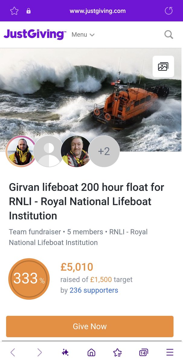 In the last 5 seconds of the challenge, a large donation came in from a local business &amp; harbour user that took us over the £5000 mark online. This is amazing &amp; doesn't include collection buckets, sponsor forms &amp; other donations a full total will be posted when we have it. <a href="/RNLI/">RNLI</a>