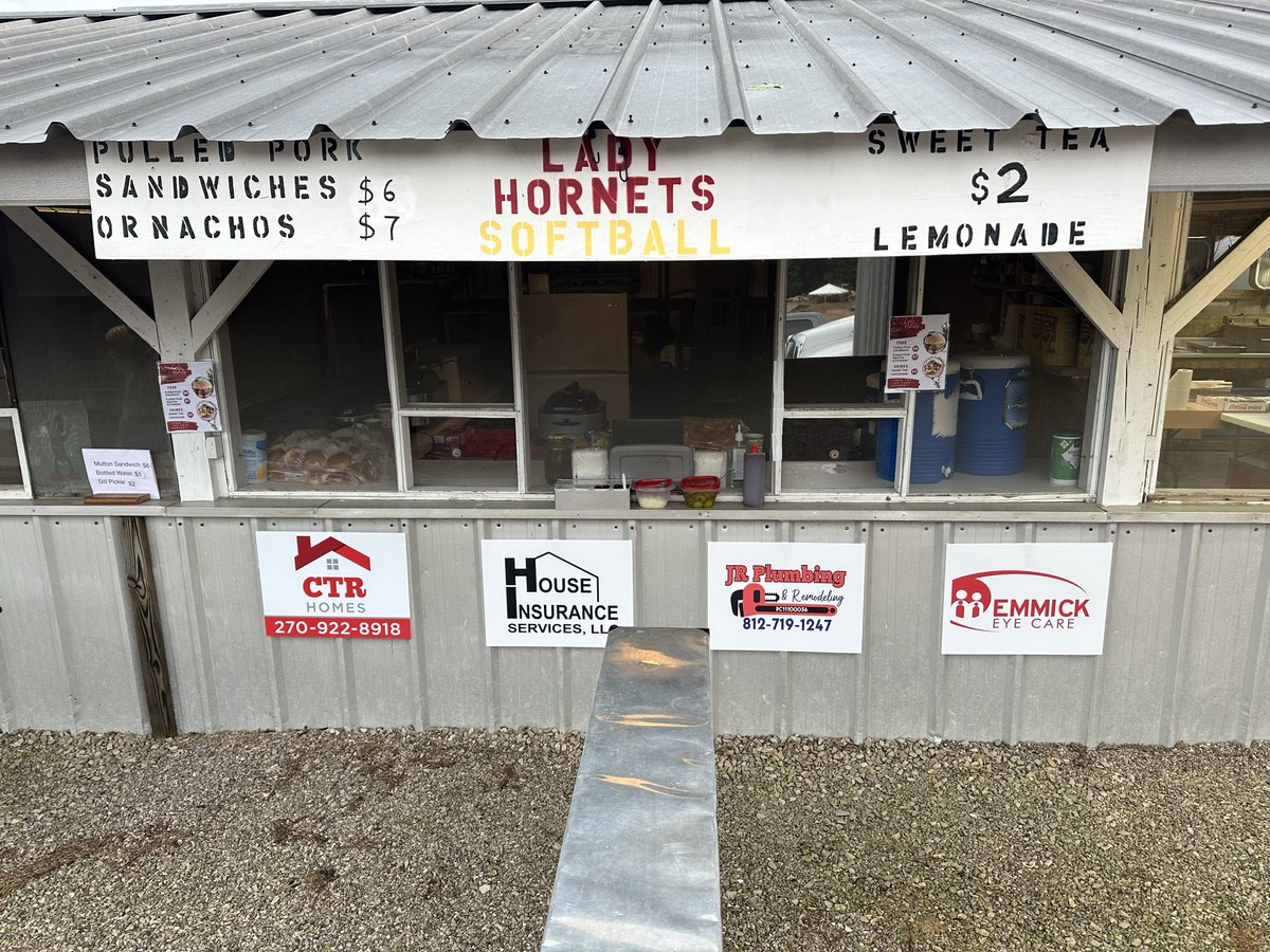 Thanks to our sponsors for their support for Lady Hornet Softball at the Hancock County Fair#hornetpride