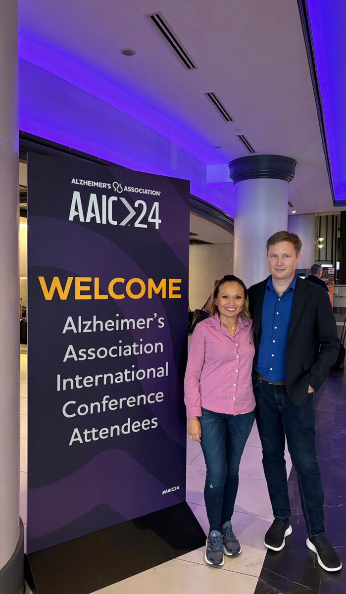 #AAIC24 for all was a great success! Allowing community members, such as my wife, to hear the latest on AD research helps with public outreach!