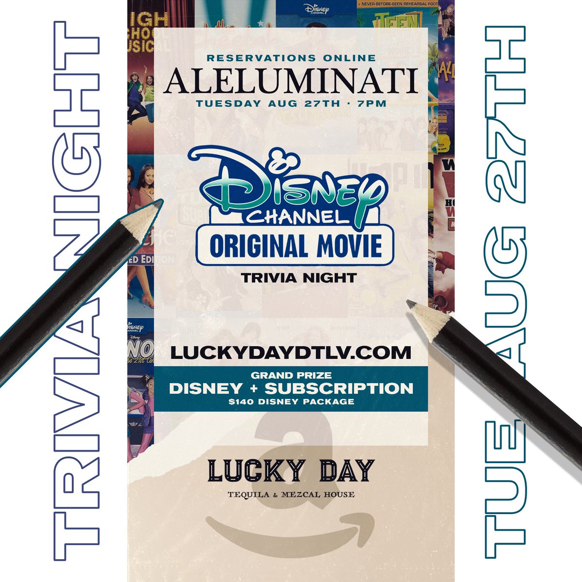 SAME RULES, NEW PRIZES 🚨

We are upping the stakes at Tuesday Trivia nights with @aleluminatidtlv and a new plethora of prizes and excitement for the winners.

LUCKYDAYDTLV.COM

📸: @brightlightda