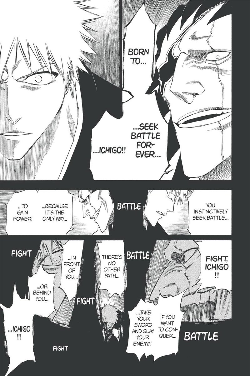 FormerSoulKing's tweet image. KUUBBBOOOOO YOU'RE STARTING TO TAP INTO #THEMETHOD THIS IS WHAT I LOVE TO SEEEEEEE

My fav part of Bleach so far. From the start Kubo's crafted for himself a world that by design is mechanically existential, and Ichigo's growth within that world is THE highlight of the story