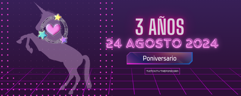 ThePonicorn's tweet photo. Se viene el 3er. Poniversario!!!!!! 
https://t.co/s1s6unGRRA https://t.co/VSOgFE6gN6