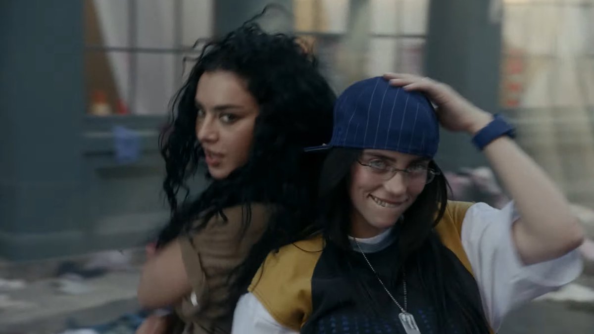 QGBillieEilish's tweet image. Guess - Charli XCX feat. Billie Eilish