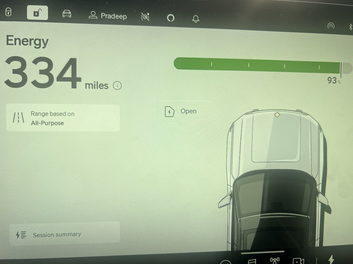 espradeep444's tweet photo. Rivian always underpromise and over delivers on https://t.co/WvBjaG8BqP
