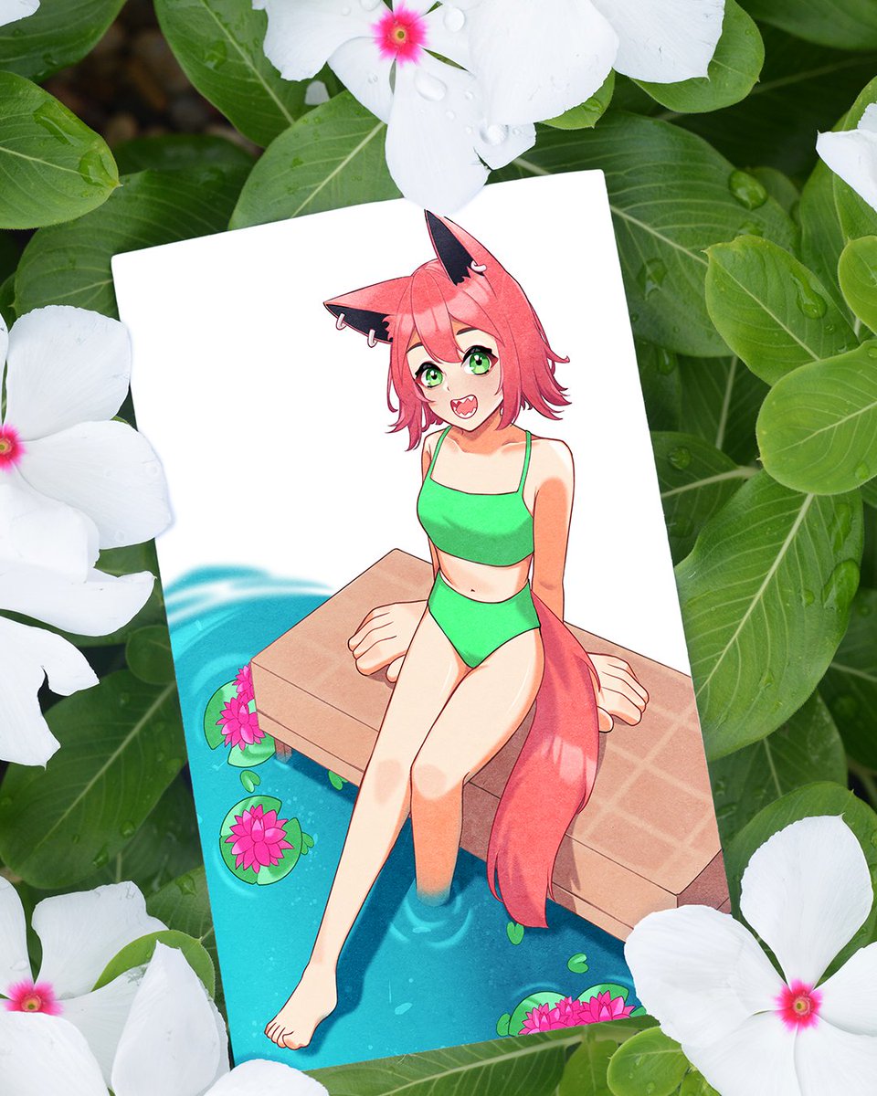 JMadnez's tweet photo. Thanks for going to the pool with Tori.
Art by JMadness and  @ren_rentya