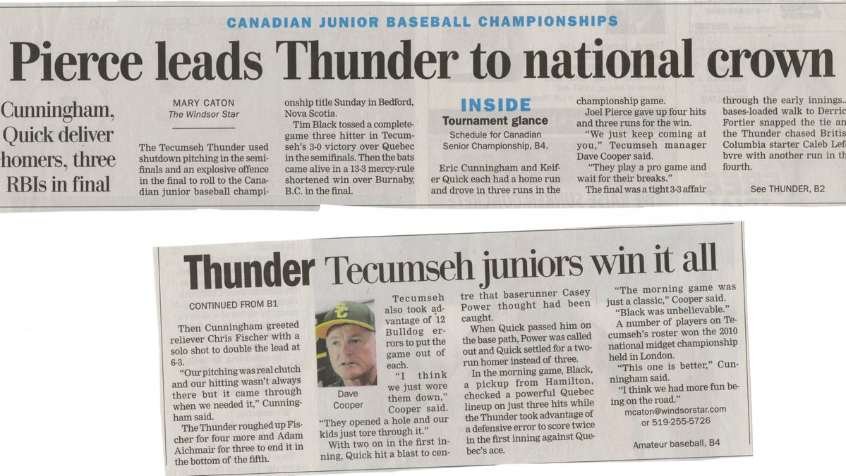 Tecumseh Baseball Club Archives tweet media