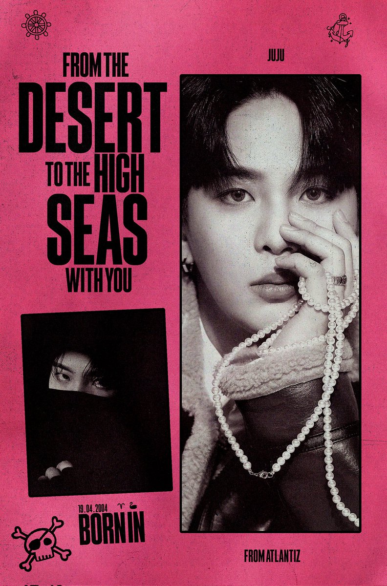 ATLANTIZ 아틀란티즈

JUJU 주주 
BORN IN 19.04.2004
FROM THE DESERT TO THE HIGH SEAS

#WITHYOU #JUJU #주주
#ATLANTIZ #아틀란티즈 <a href="/ARION_ent/">Árion Entertainment | ROCK IN ARION 🎸</a>