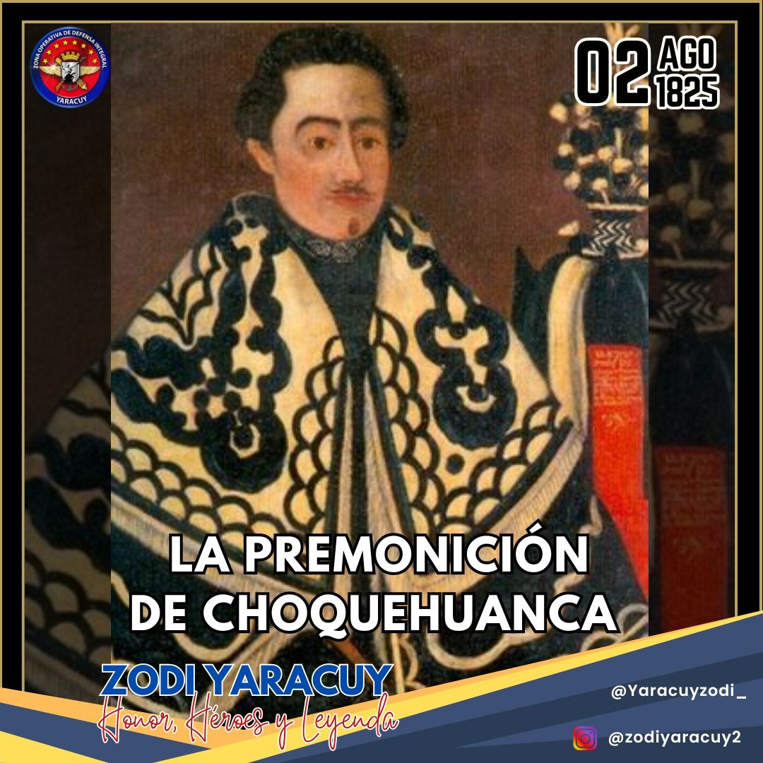 Tal día como hoy #02Ago en 1825, Don José Domingo Choquehuanca Béjar pronuncia un discurso en honor al general Simón Bolívar. La premonición de Choquehuanca nos recuerda la importancia de escuchar nuestras intuiciones y estar alerta a las señales que el universo nos envía.
