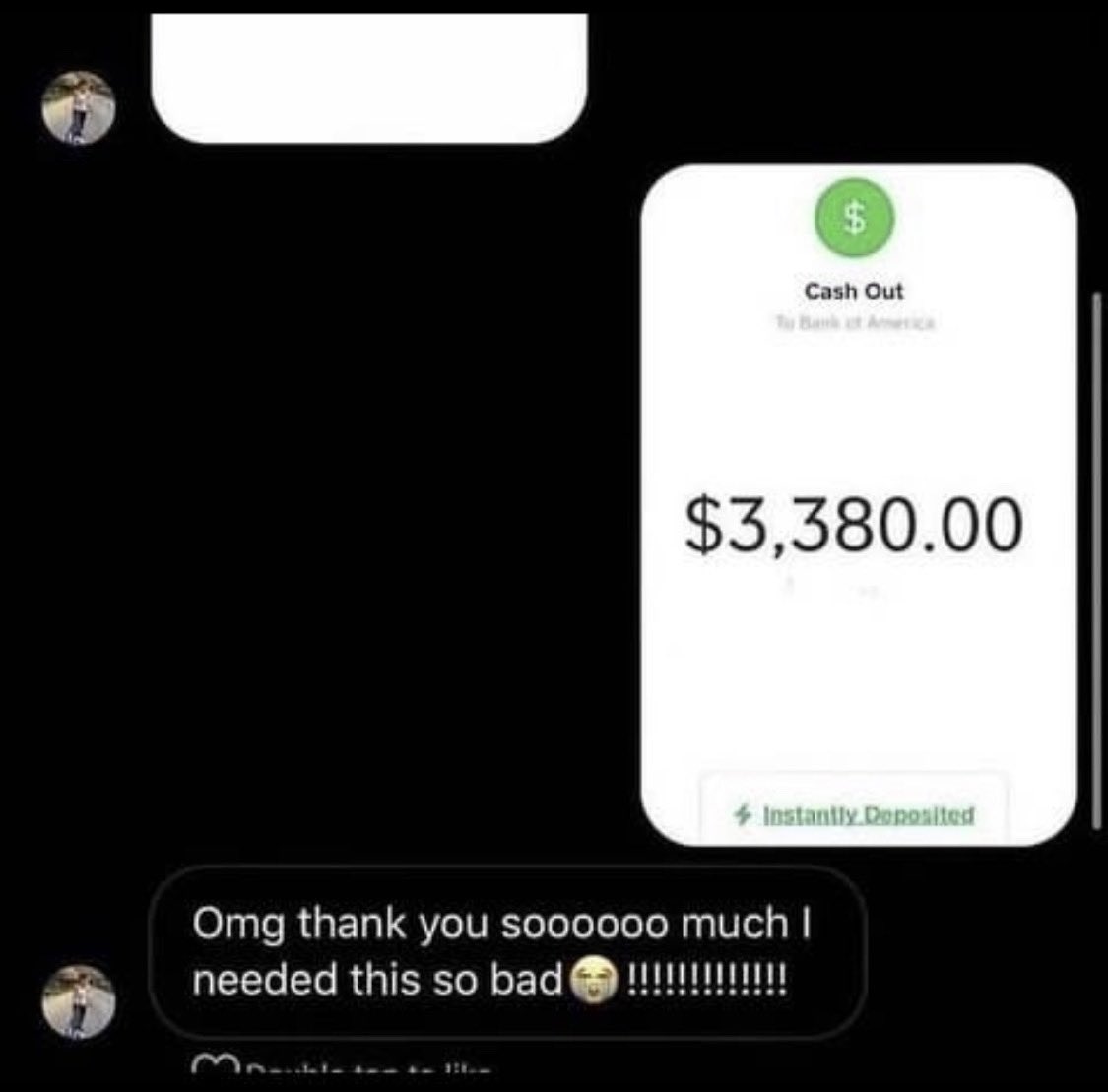 Dm with your cashapp or PayPal tag if you’re struggling for bills ….choose the amount you want and get blessed immediately