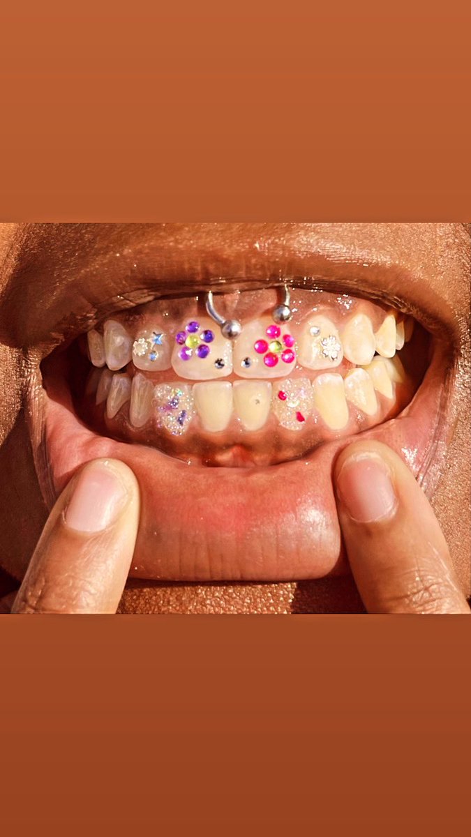 TamiaMelton's tweet photo. TOOTH GEMS (ATL-NYC) #Paris2024 #BBNaijaS9 #Olympics #explore #viral #tiktokhotviral #toothgems #toothwhitening #tiktok https://t.co/vche5uwALZ