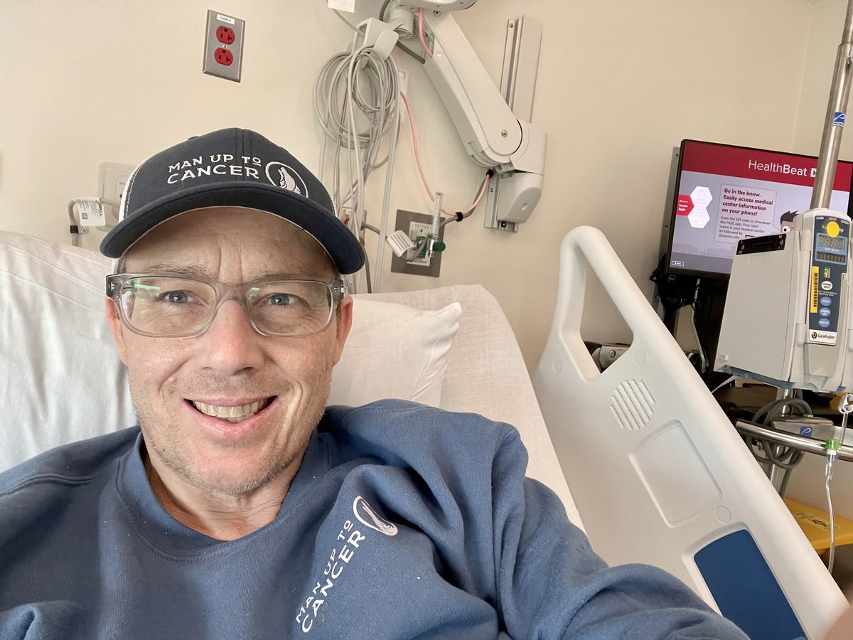 Infusion day was too interesting today. Hemoglobin is dropping &amp; I’ll be admitted to the James if it dips much more on Monday. Also, heart rate was running high &amp; almost sent me to the ED, thankfully dropped when I got some fluids when my infusion started.