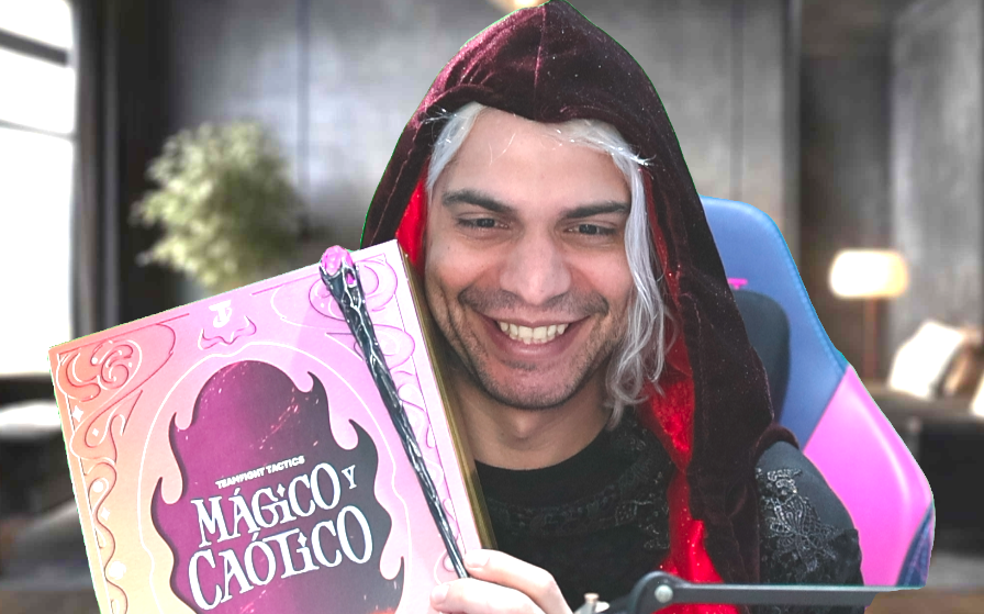 jupeson's tweet photo. 🧙Traje de Jupe Caótico
🎁 Revelamos la caja misteriosa de @TFTLatam 
⭕️ Probamos la ruleta mágica y caótica
⭐️ Buscamos el aumento de Super Galio
💃 Sorteo Miss Fortune Chibi hoy al chat
🙏¡Siempre con fe! VUAAAMO 🖐️

🟣 https://t.co/isC7da35Ic

#TFTMagicoYcaotico https://t.co/lY51xW9irv