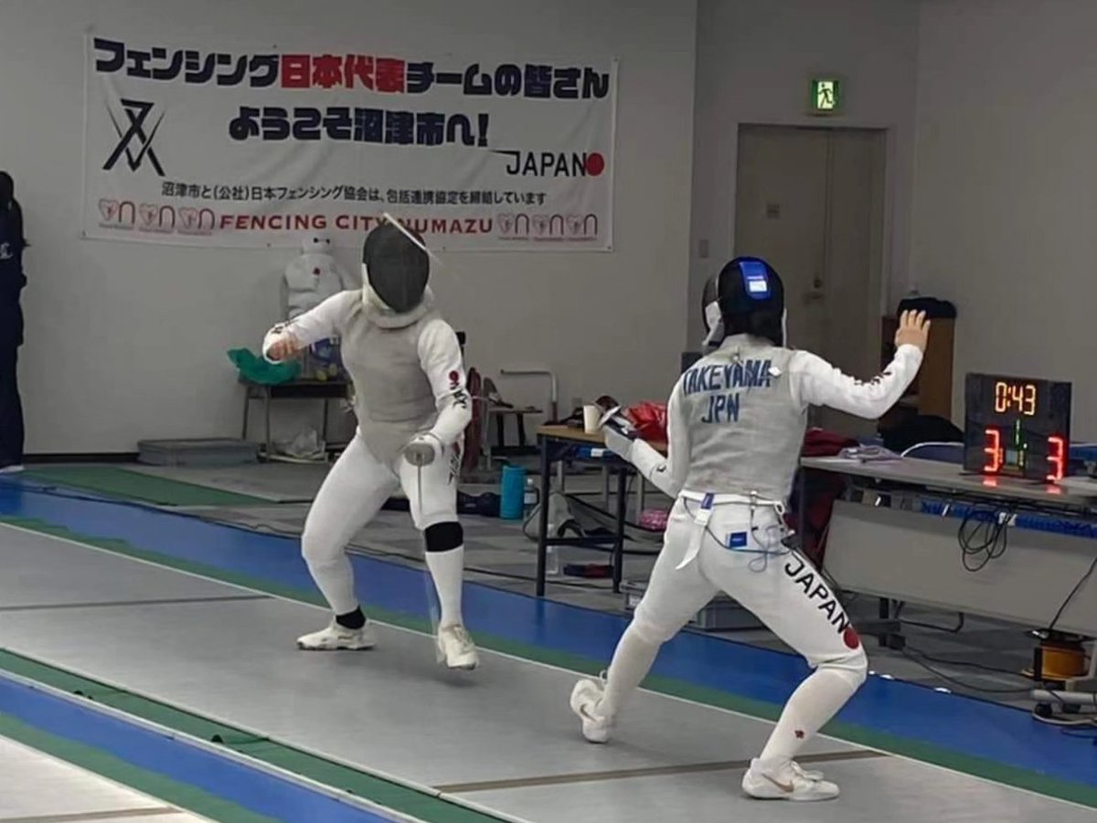 YorishigeNumazu's tweet photo. 8/2、フェンシング女子フルーレ日本代表チームが銅メダルを獲得❗️
日本フェンシング界では女子史上初と言う快挙❗
女子フルーレの皆様には、
4/1〜4/6、沼津市のF3 BACEで合宿を展開❗
改めて、心からお祝い申し上げます❗
#フェンシング
#フェンシングのまち沼津
#F3BASE
#パリ五輪
#女子フルーレ https://t.co/HcMyzolxHq