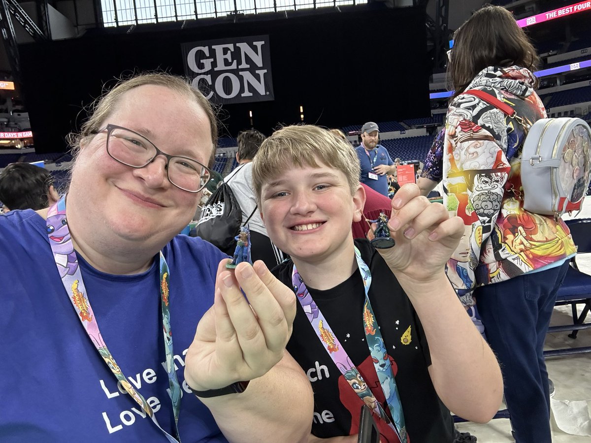 Repping “Love Math. Love People” from
<a href="/howie_hua/">Howie Hua</a> at GenCon