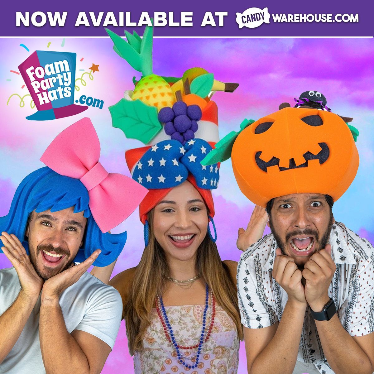 buff.ly/4d7KGe1  🥳 Now available at CandyWarehouse. These AMAZING Party Hats are known across the world for bringing fun and craziness to any party, event or wedding.