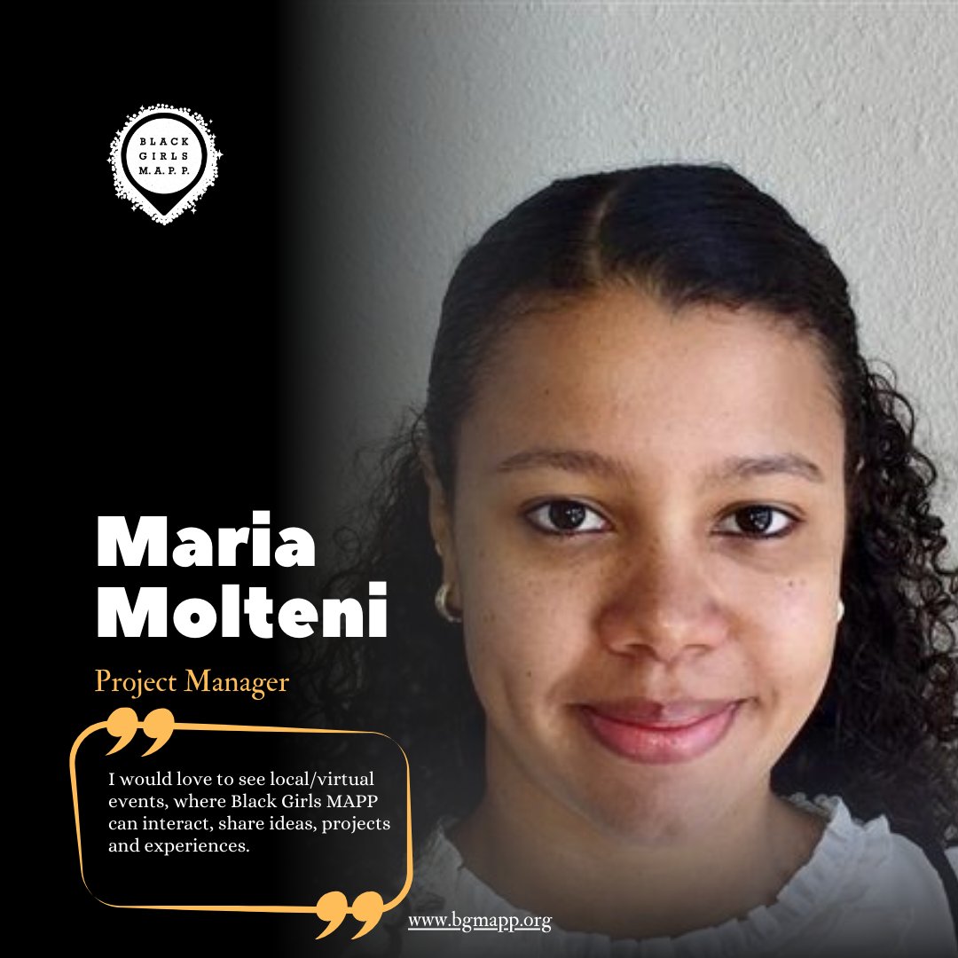 Today is a good day to shout out, Maria Molteni! 🎉
A black woman in GIS.  👩🏿‍🦱
Join us in inspiring and celebrating 👏🏿 black women in STEM. ✨
Click link 🔗 in bio to view &amp; add more
#STEM #BlackWomenInSTEM #GIS #BGMAPP