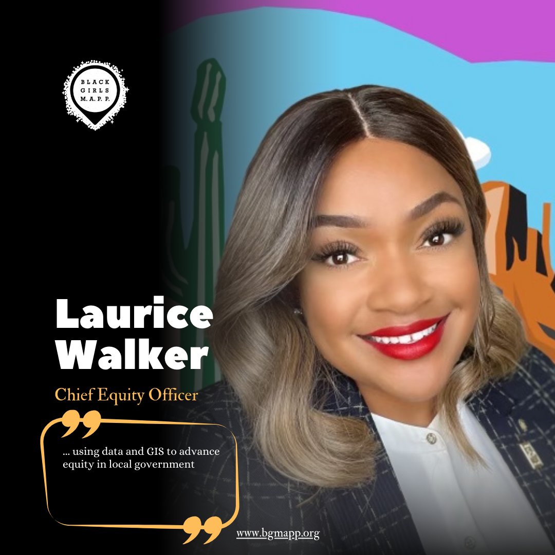 Today is a good day to shout out, Laurice Walker! 🎉
A black woman in GIS.  👩🏿‍🦱
Join us in inspiring and celebrating 👏🏿 black women in STEM. ✨
Click link 🔗 in bio to view &amp; add more
#STEM #BlackWomenInSTEM #GIS #BGMAPP