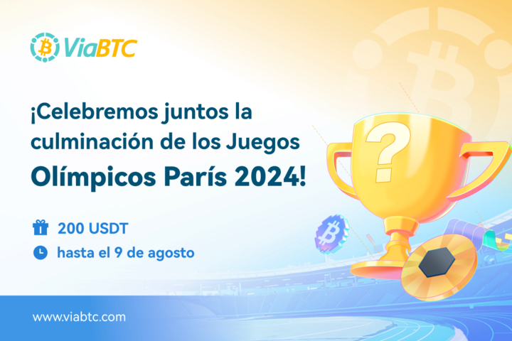 ViaBTC_Spanish's tweet photo. ¿A quién les gustan los concursos y las olimpiadas de #Paris2024 ✊? 

Ante la pronta culminación del evento, el 11 de agosto, ¡Vamos a repartir 200 USDT en premios a quienes adivinen el precio de #Bitcoin para esa fecha!

Abajo las reglas del concurso 👇 https://t.co/9sndvd8uV1