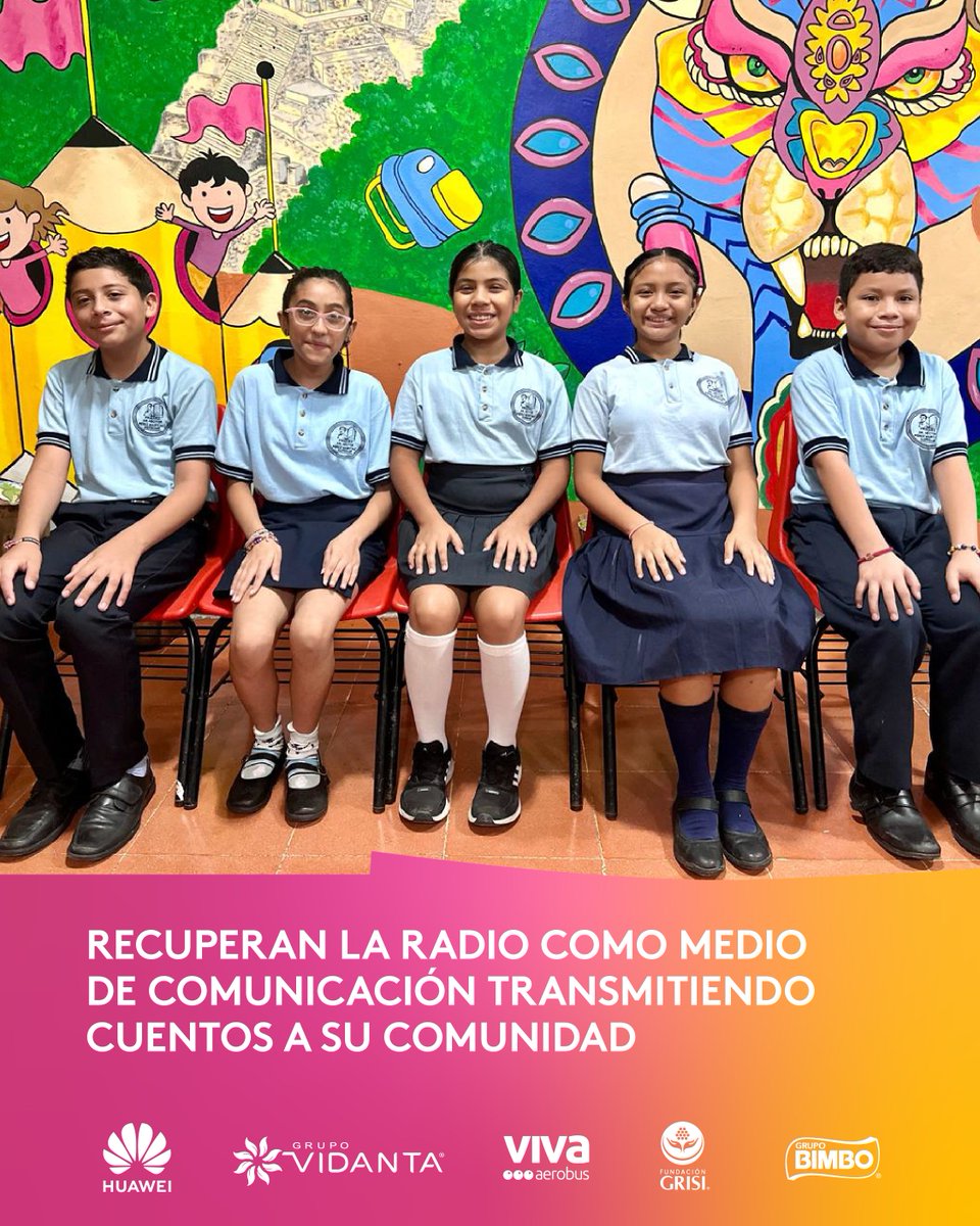 ¡Un proyecto increíble en la Escuela Primaria Dr. Héctor Pérez Martínez en #Campeche ! .
Han construido un espacio lúdico para fomentar la lectura y recuperaron la radio como medio de comunicación .