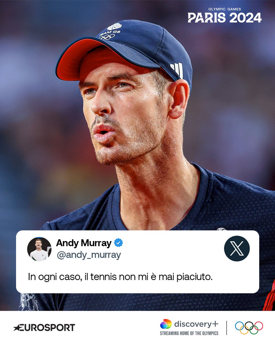 Post d'addio più bello di sempre?
Post d'addio più bello di sempre.

#Olympics #HomeOfTheOlympics #Olimpiadi #Tennis #Paris2024 #Murray