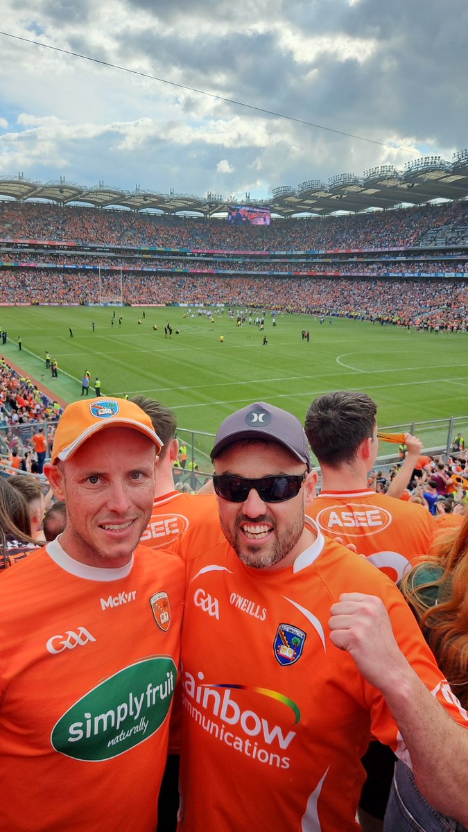 I flew from Sydney. My brother flew from Melbourne. We were there in 2002 and couldn't miss it. <a href="/Armagh_GAA/">Armagh_GAA</a>