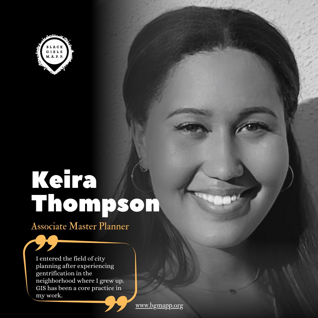 Today is a good day to shout out, Keira Thompson! 🎉
A black woman in GIS.  👩🏿‍🦱
Join us in inspiring and celebrating 👏🏿 black women in STEM. ✨
Click link 🔗 in bio to view &amp; add more
#STEM #BlackWomenInSTEM #GIS #BGMAPP