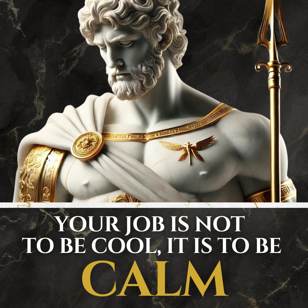 GreatManTV's tweet image. In moments of uncertainty and turmoil, a great man radiates calmness.