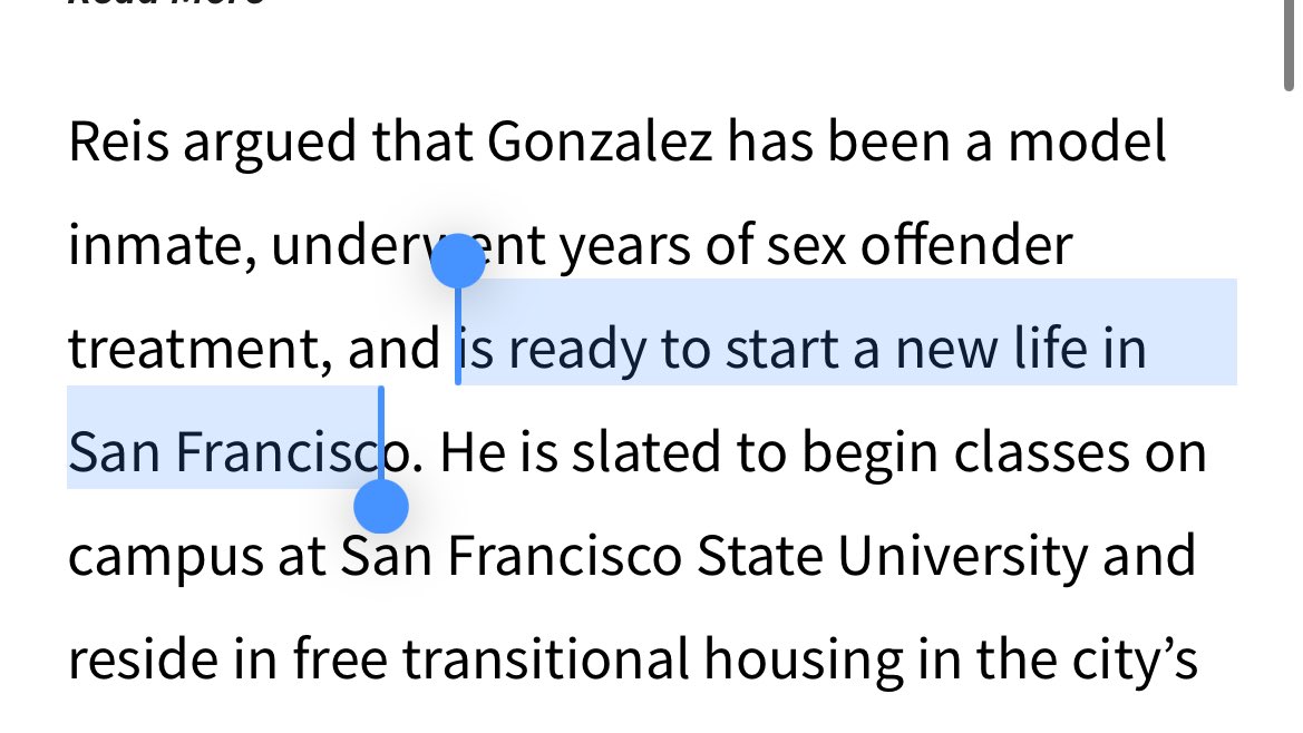 kane's tweet image. sorry, someone that raped and buried alive a child is going to be released early into san francisco?

what does someone need to do in california to be considered dangerous?
