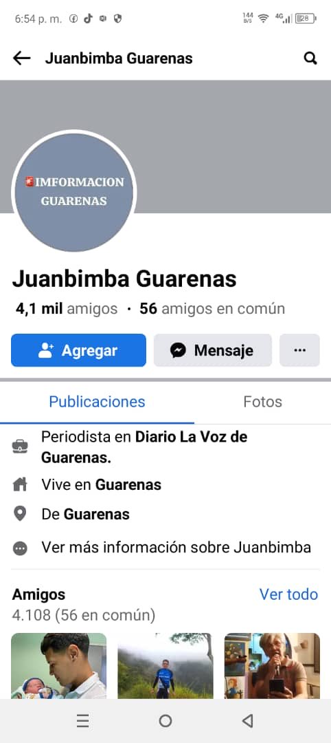 EmilioMateran's tweet photo. Quiero denunciar públicamente que esta cuenta no tiene ninguna relación con el diario La Voz de Guarenas como ilegalmente lo plantea. https://t.co/GF07OKWIGc