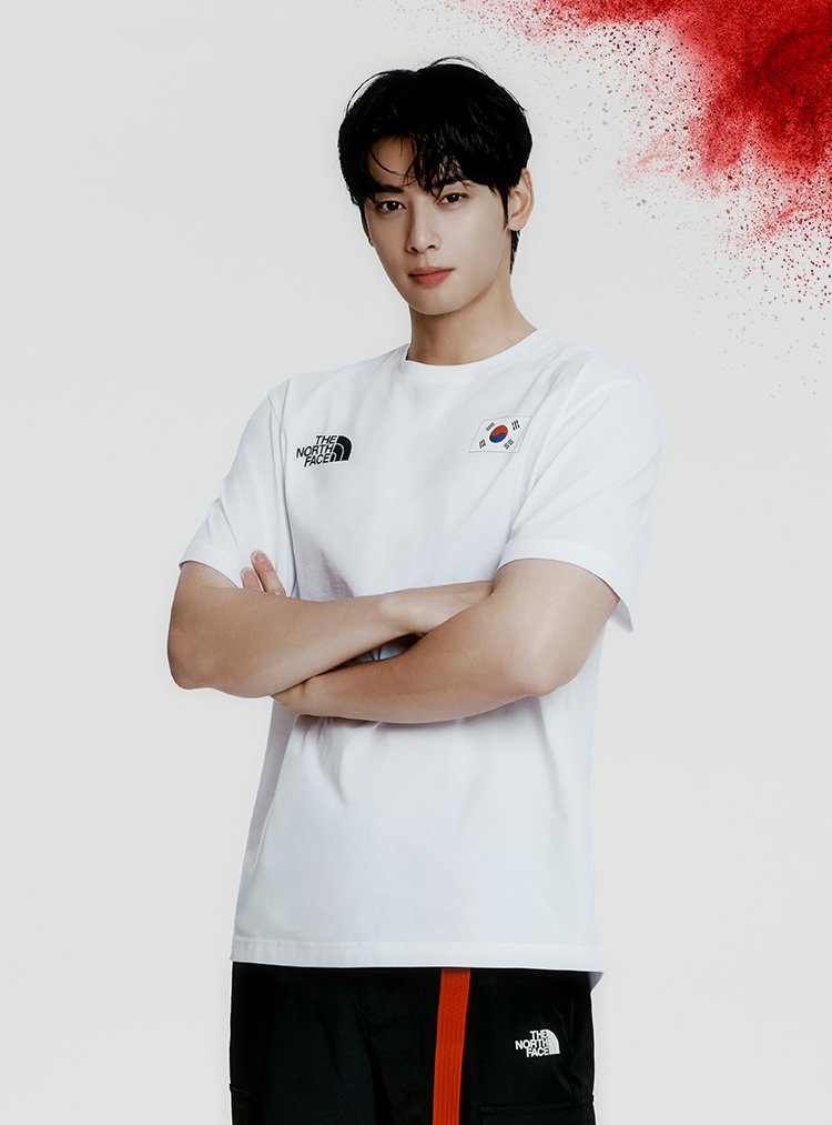📸 The North Face Ambassador Cha Eunwoo for the Team Korea