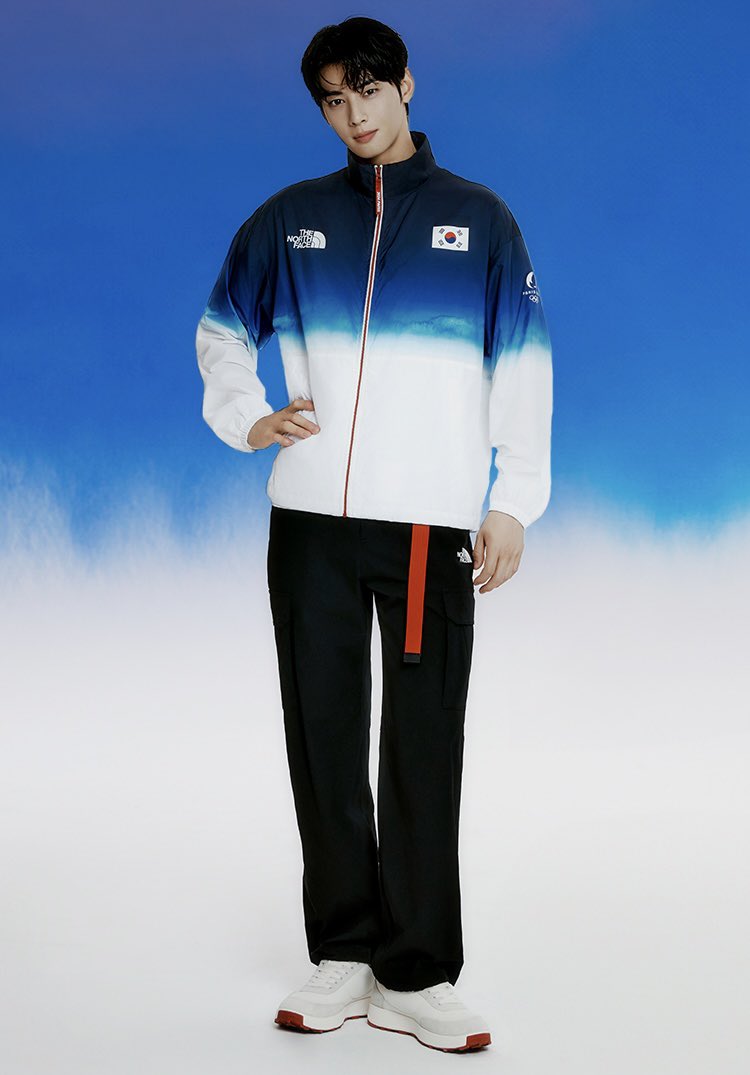 📸 The North Face Ambassador Cha Eunwoo for the Team Korea