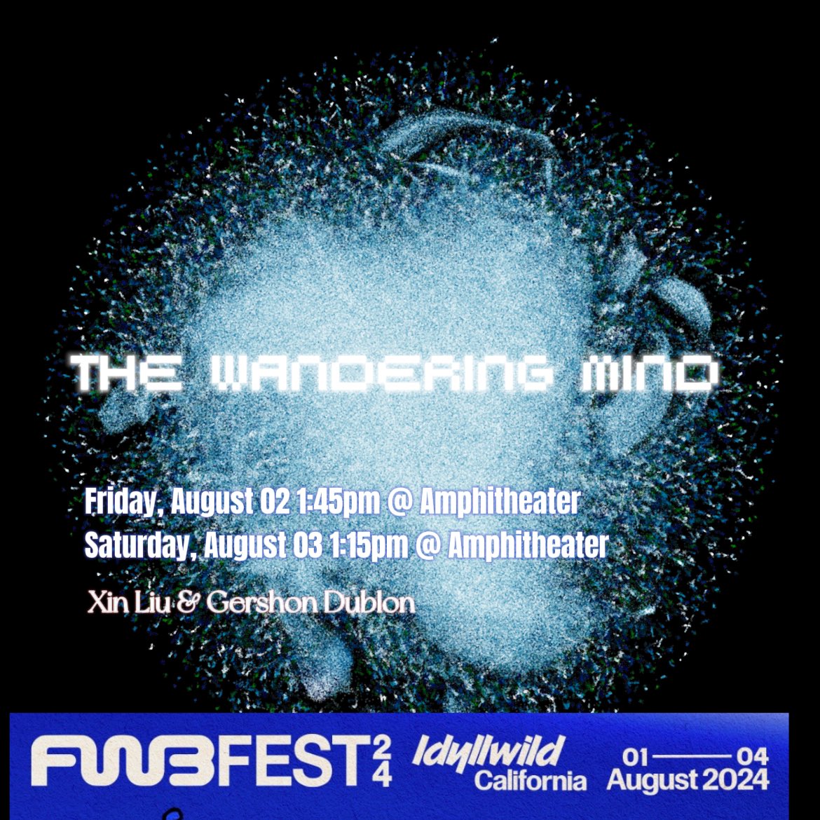 L͓̽u͓̽c͓̽i͓̽d͓̽ ͓̽D͓̽r͓̽e͓̽a͓̽m͓̽i͓̽n͓̽g͓̽

<a href="/FWBtweets/">Friends With Benefits</a> 
Gershon and I will perform The Wandering Mind tomorrow and Saturday at FEST FWB main amphitheater. 

We’re joined this afternoon by the lovely Derek Taylor, Elliot Beenk, and Maddi St John from Fridays at the Park.