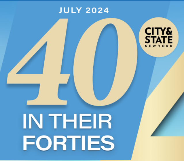 🎉 We are thrilled to announce that Adebayo Oyeniya has earned a well-deserved position on City &amp; State's 40 in their 40s list! 🌟Join us in celebrating the accomplishments of 40 rising stars in New York on July 30th. 🎉👏 bit.ly/3YuZwXI
