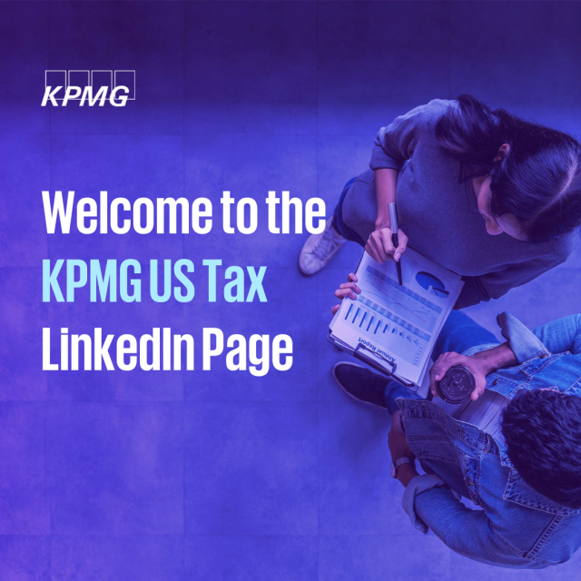 With legislative and regulatory shifts and technological advancements, #tax is undergoing a transformation. Gain valuable insights about the latest trends that can empower your organization for the future by following the new KPMG US Tax LinkedIn page. bit.ly/3ylg5dW