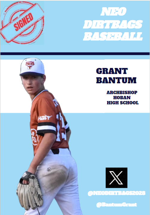 NEODIRTBAGS2028's tweet photo. We would like to Welcome
@BantumGrant
to the Dirtbag family
@HobanBaseball
@PrepBaseballOH
@PSBaseballinc

#Dirtyboys #Workwins https://t.co/iuiqa6LzRV