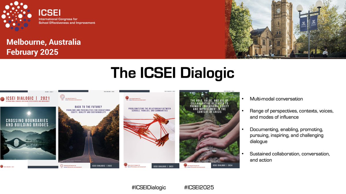 📢 CALL FOR CONTRIBUTIONS #ICSEIDialogic 

The #ICSEIDialogic is a multi-modal conversation bringing together and amplifying a range of perspectives, contexts, voices, &amp; modes of influence.

The call for the 2025 issue is now live! Find out more &amp; submit: icsei.net/library/icsei-…