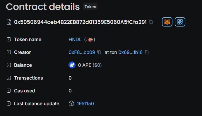 btc_hndl's tweet image. Deployed on testnet! #apechain @apecoin 

curtis.explorer.caldera.xyz/address/0x5050…

.🐵