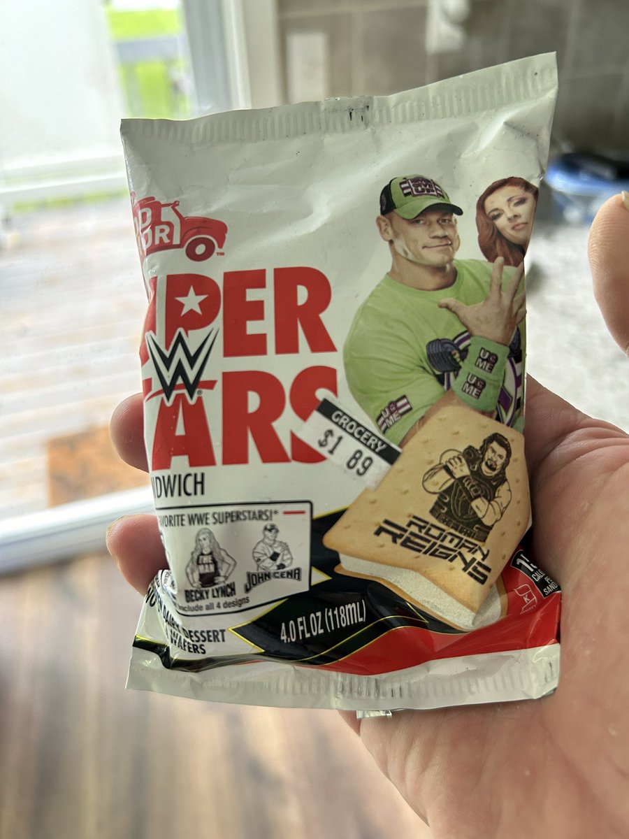 PFCPodNet's tweet image. When you walk into a random party store and get stupid excited over the fact they carry the updated @WWE ice cream bars.