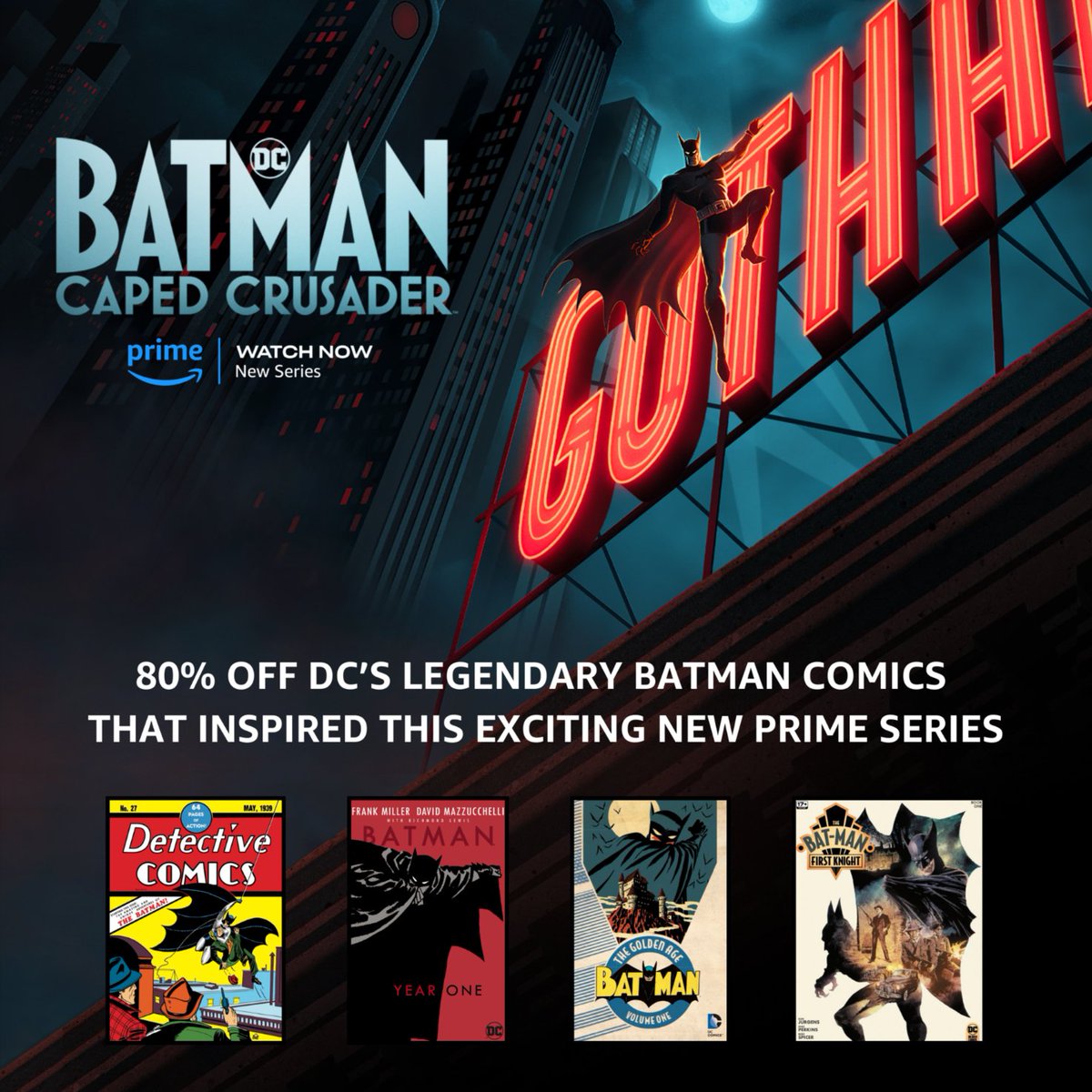 Comixology (@comixology) on Twitter photo Relive Batman’s most memorable DC Comics adventures that shaped the new animated series from <a href="/PrimeVideo/">Prime Video</a> and @DCofficial
The #BatmanCapedCrusader Comics Sale (with over 500 Batman comics) is available now via <a href="/Comixology/">Comixology</a> through Aug 12!
amzn.to/3WtpN5W Relive Batman’s most memorable DC Comics adventures that shaped the new animated series from <a href="/PrimeVideo/">Prime Video</a> and @DCofficial
The #BatmanCapedCrusader Comics Sale (with over 500 Batman comics) is available now via <a href="/Comixology/">Comixology</a> through Aug 12!
amzn.to/3WtpN5W