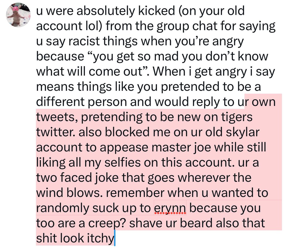buntrice's tweet photo. @Tigers_Capital @deeptocenter @brittgarden @ConnorMerecki sorry extended word limit also here’s ur receipt 😄 https://t.co/Pap978Zh7E