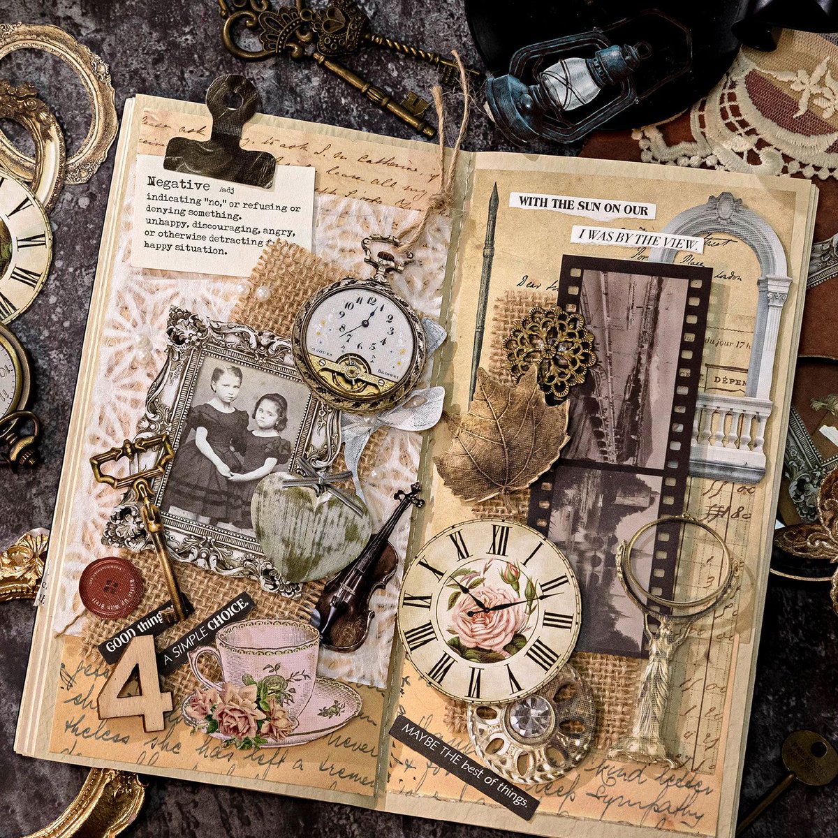 JSjournaling's tweet image. Time Flow #journaling #2024journal #journalingideas #junkjournal