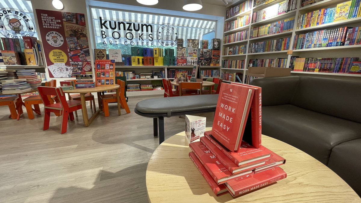 Signed copies can be picked up from <a href="/kunzum/">Kunzum</a>  Books, GK, New Delhi. And the coffee is awesome, by the way!

hashtag#WorkMadeEasy hashtag#WorkplaceTransformation hashtag#ChangeManagement hashtag#SignedBooks hashtag#BookLovers hashtag#AuthoursLife <a href="/WestlandBooks/">Westland Books</a>