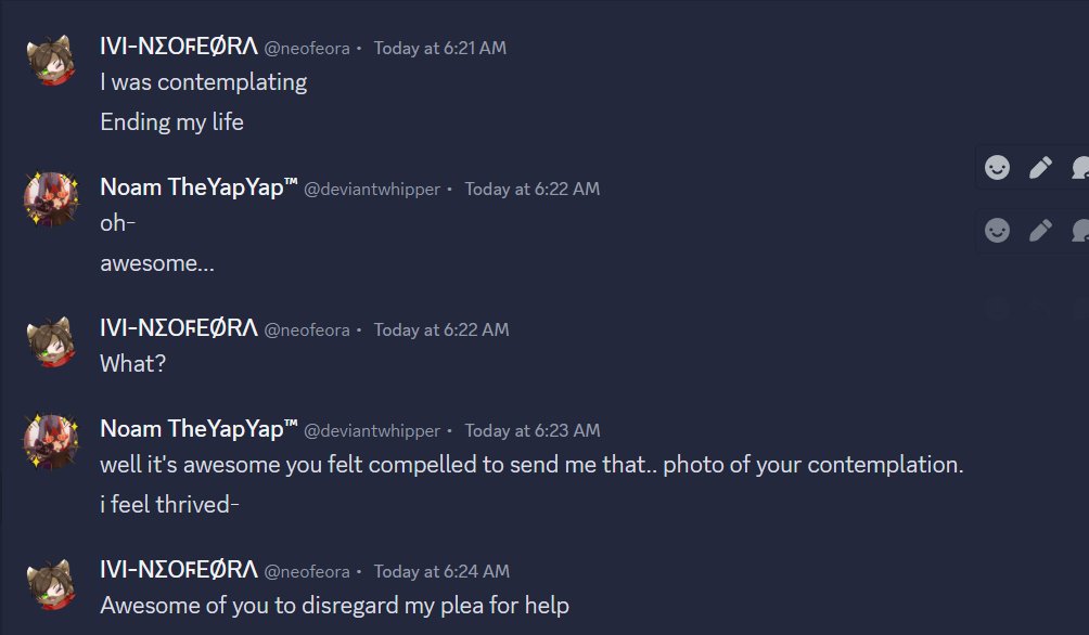 NonooPrime's tweet image. If you have serious mental instability and risk of putting your life in harm's way, seek profesionnal help, don't pull this.. it is the most toxic and least friendly thing to do. and will not get you anywhere.. it is manipulative AND toxic.