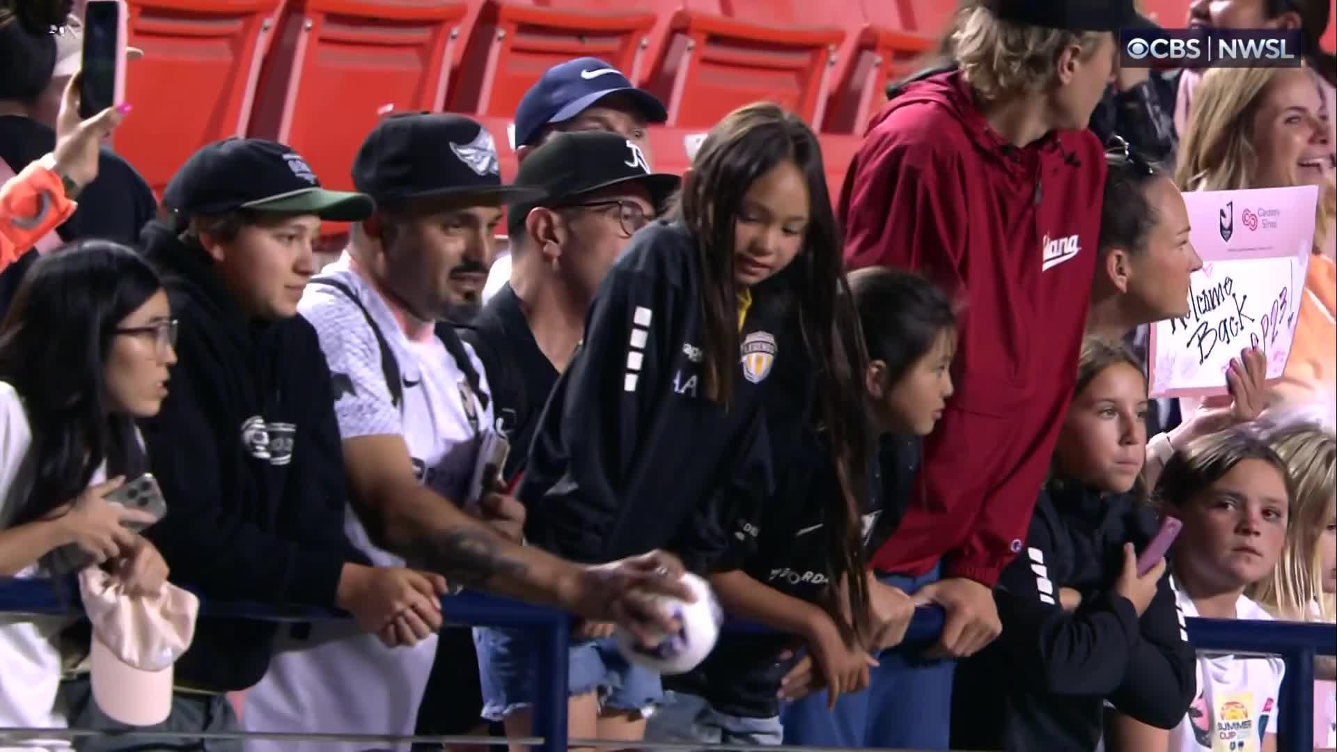 "I didn't ever think there was another path ... I set a goal to come back and I think nothing would have deterred me from getting to this moment."Our hearts are so happy for you, @ChristenPress 💖