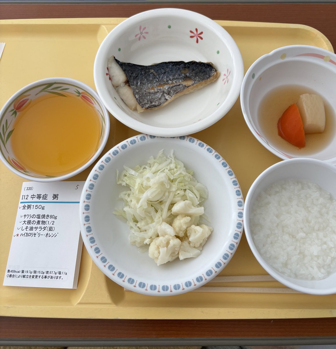 nwapt3's tweet photo. 病院食日記　２日目 https://t.co/SHBuED2Cy4