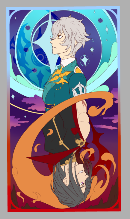 Artpharos's tweet photo. WIP #Viae
SO UH i wanted to finish more arts before viae day LOL
(ty Neyla for the crests i am dying far less than usual) https://t.co/BzCNT1nvkP