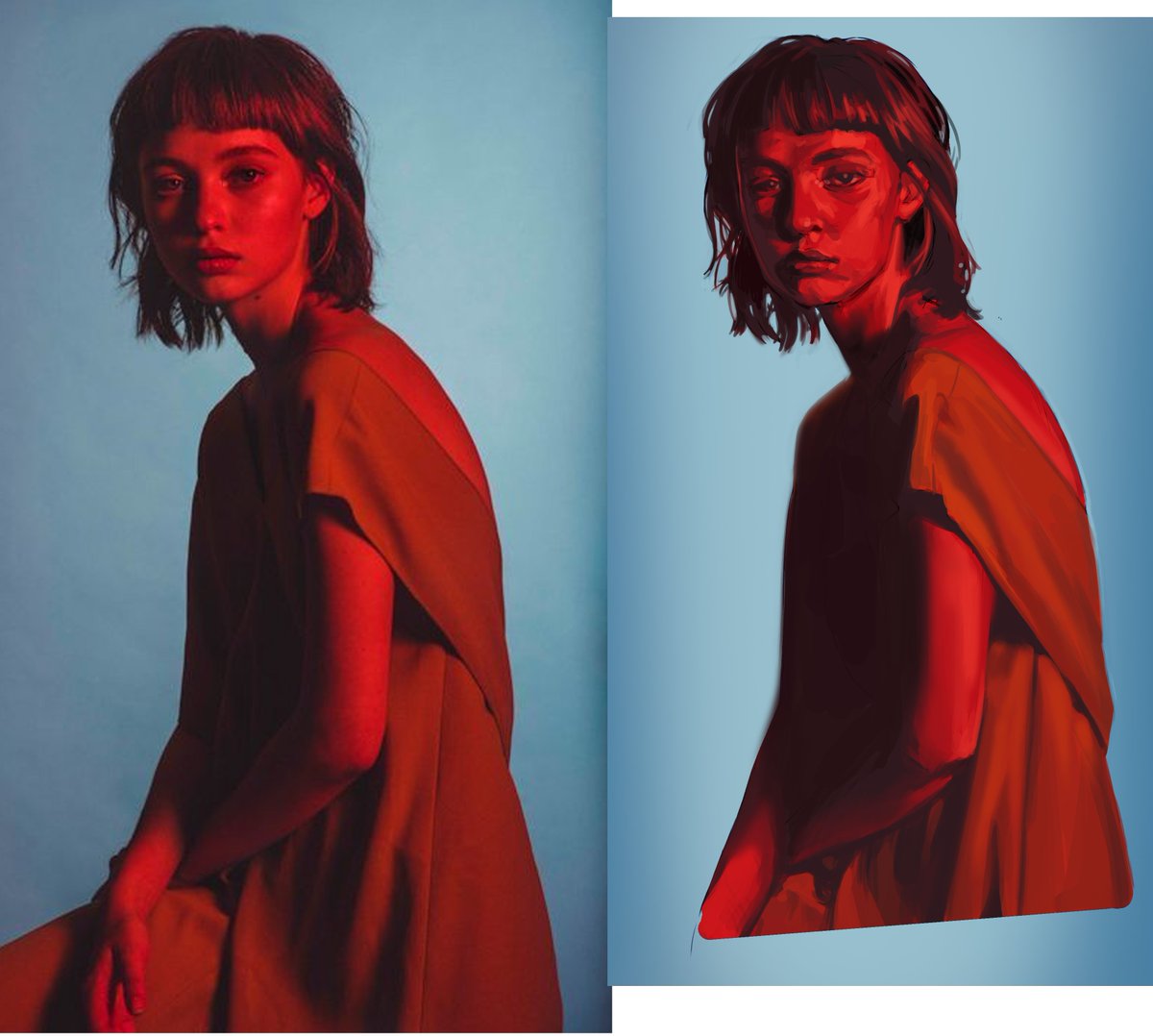 Xiliati's tweet photo. some photo studies/dailies https://t.co/H1h3Cqqq1w