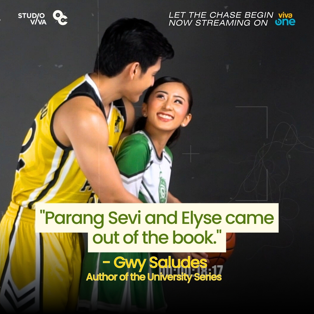 StudioVivaPH's tweet photo. Bagay na bagay talaga sila sa role na Elyse and Sevi.
Don't forget to watch LET THE CHASE BEGIN now streaming on Viva One.
Catch all the fun for only ₱99! https://t.co/7hTDNcpHjK
#LetTheChaseBegin
#ChasingInTheWild
#GabLagman
#HyacinthCallado
#GwySaludes
#StudioViva
#ElVi https://t.co/bEj7rqI6pc